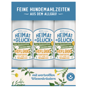 HEIMATGLÜCK Geflügel Trio, 3 x 300 g